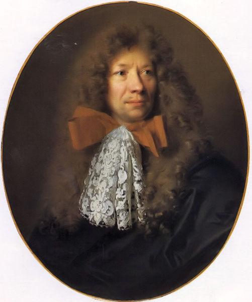 Nicolas de Largilliere Portrait of the painter Adam Frans van der Meulen. Sweden oil painting art